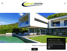 Tablet Screenshot of concept-creation.fr